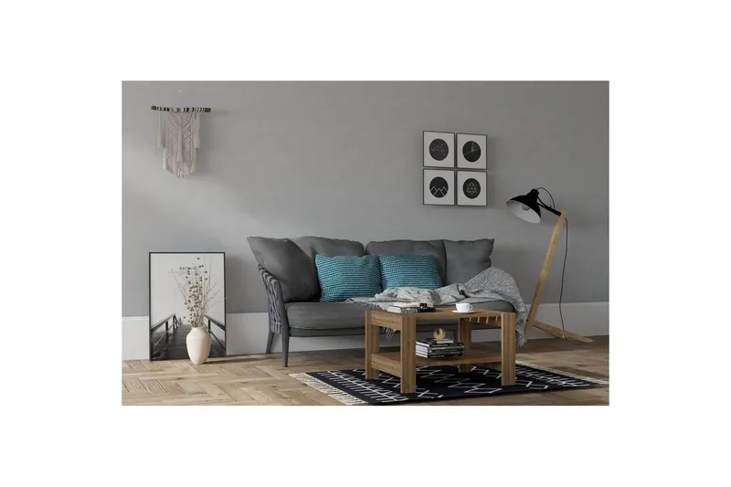 Sorin Soffbord 69,8 cm - Valnöt - Möbler - Bord & matgrupper - Soffbord