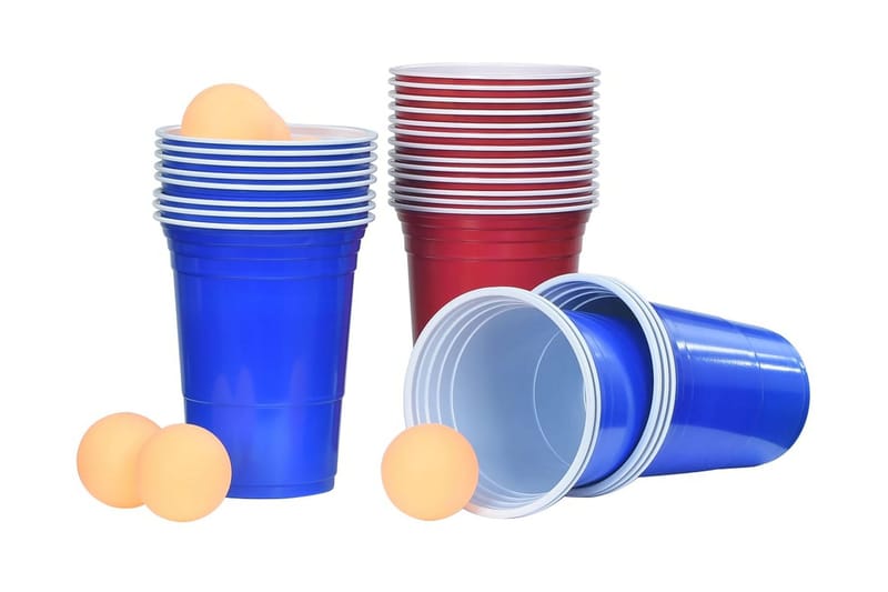 Beer pong set 0,5 L plast - Beer pong bord