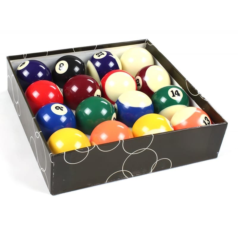 Biljardbollar av hög kvalitet | Resin 57 mm | 165g - Möbler - Bord & matgrupper - Spelbord - Biljardbord