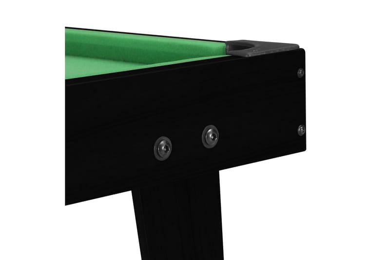 Biljardbord mini 3 feet 92x52x19 cm svart och grön - Svart - Biljardbord