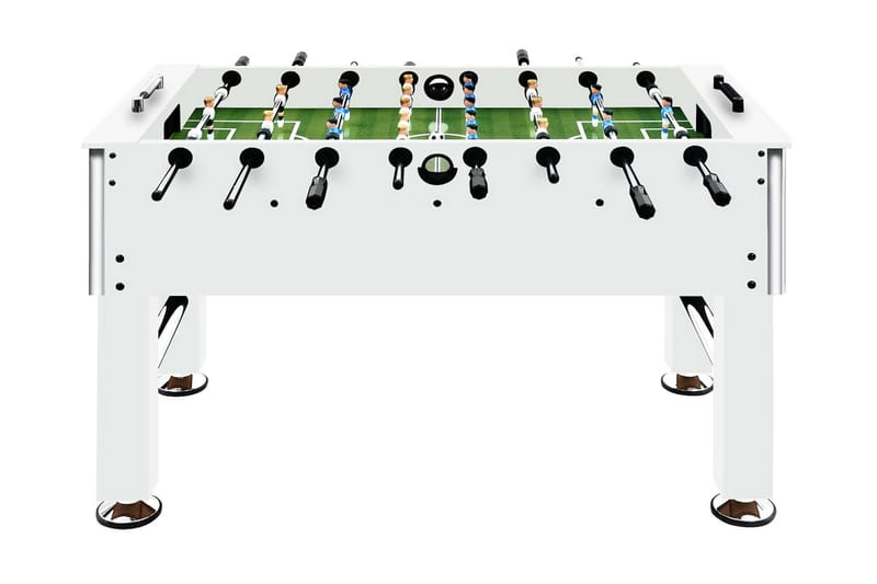 Fotbollsbord stål 60 kg 140x74,5x87,5 cm vit - Vit - Möbler - Bord & matgrupper - Spelbord - Fotbollsbord