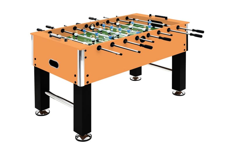 Fotbollsbord stål 60 kg 140x74,5x87,5 cm ljusbrun och svart - Svart - Fotbollsbord