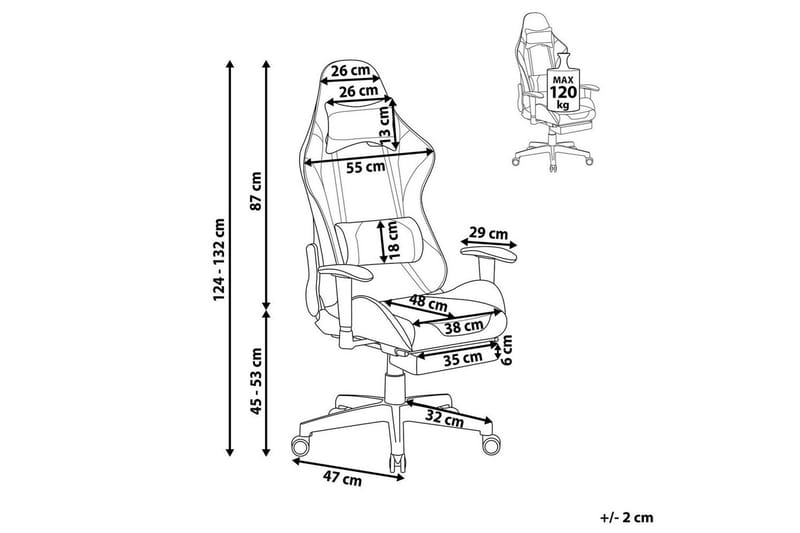 Gamingstol Victory Svart/Rosa - Svart/Rosa - Möbler - Bord & matgrupper - Spelbord - Pokerbord