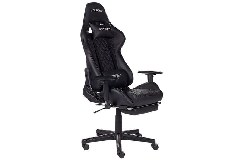Gamingstol Victory Svart/Vit, Svart/Vit