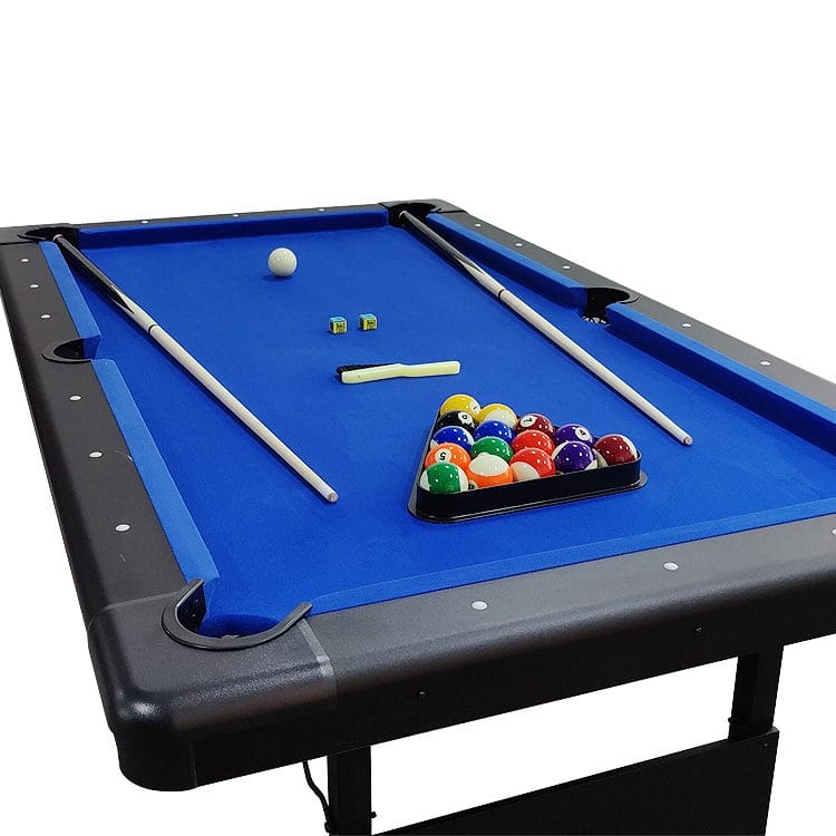 Hopfällbart biljardbord 6 fot 194,5 x 110 x 80 cm - Möbler - Bord & matgrupper - Spelbord - Biljardbord