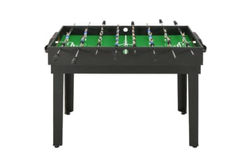 Multi-spelbord 15-i-1 121x61x82 cm svart