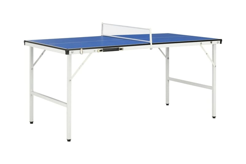 Bordtennisbord med nät 5 feet 152x76x66 cm blå - Blå - Pingisbord