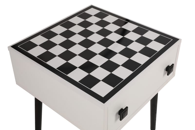 Marilla Schackbord 50 cm - Vit/Svart - Schackbord