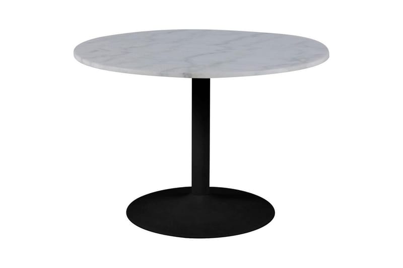Stabby Matgrupp Rund 110 cm + 4 st Matstolar - Svart/Vit/Beige - Möbler - Bord & matgrupper - Matgrupper