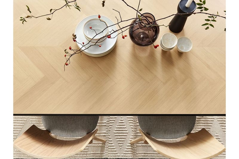 Stensville Matbord 90x90 cm - Ljusbrun/Svart - Möbler - Bord & matgrupper - Matbord & köksbord