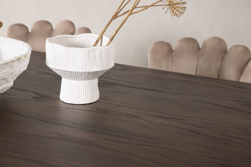Stonaro Matgrupp  220 cm Oval med 2 Limhamn stolar - Beige - Möbler - Bord & matgrupper - Matgrupper