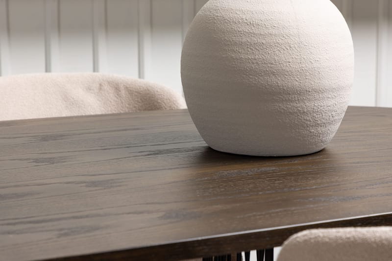 Stone Matbord 220x100x74 cm Oval med 4 Modesto Matstol - Möbler - Bord & matgrupper - Matgrupper