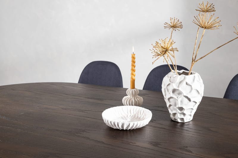 Stone Matbord 220x100x74 cm Oval med 6 Polar Matstol - Möbler - Bord & matgrupper - Matgrupper