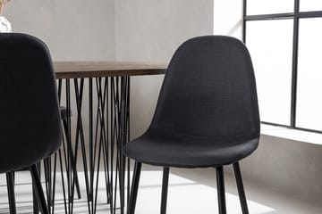 Stone Matbord 220x100x74 cm Oval med 6 Polar Matstol - Möbler - Bord & matgrupper - Matgrupper