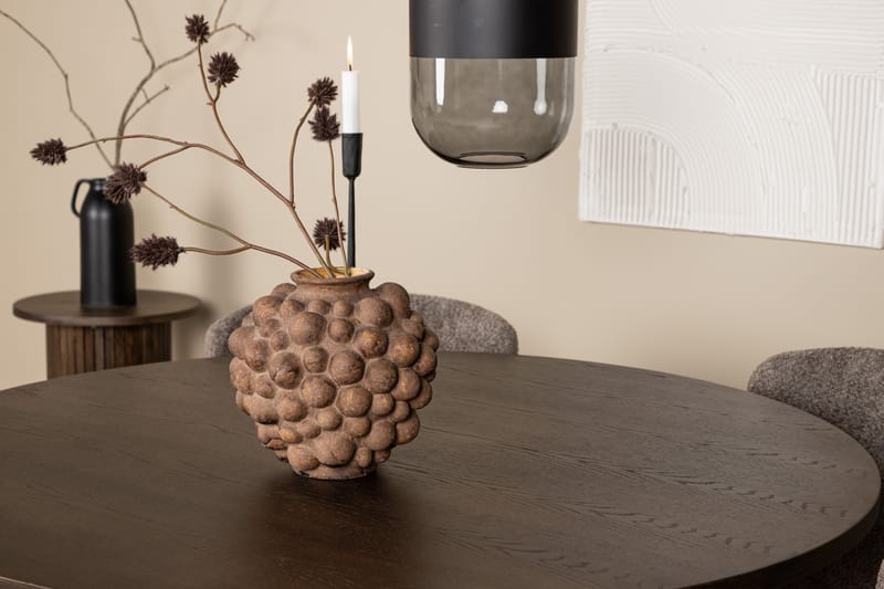 Stone Matgrupp 120 cm Rund med 4 Modesto stolar - Beige - Möbler - Bord & matgrupper - Matgrupper