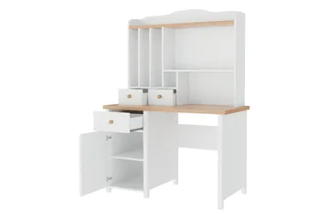 Storys Sminkbord 110x52 cm med Förvaring och Lådor i Trä - Vit - Möbler - Bord & matgrupper - Sminkbord & toalettbord
