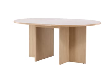 Strada Rektangulärt Matbord 120 cm med Trä- och Ekutseende - Whitewash - Möbler - Bord & matgrupper - Matbord & köksbord