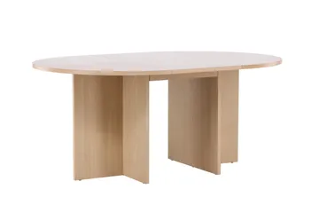 Strada Rektangulärt Matbord 120 cm med Trä- och Ekutseende - Whitewash - Möbler - Bord & matgrupper - Matbord & köksbord