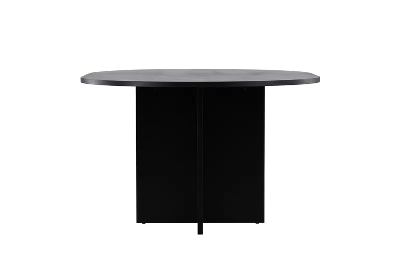 Strada Rektangulärt Matbord 120 cm med Trä- och Valnötsutseende - Svart - Möbler - Bord & matgrupper - Matbord & köksbord