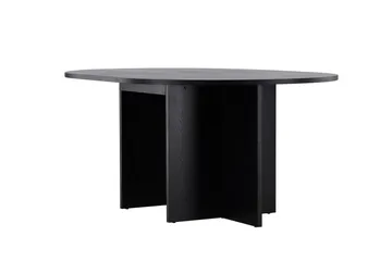 Strada Rektangulärt Matbord 120 cm med Trä- och Valnötsutseende - Svart - Möbler - Bord & matgrupper - Matbord & köksbord