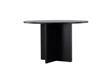 Strada Rektangulärt Matbord 120 cm med Trä- och Valnötsutseende - Svart - Möbler - Bord & matgrupper - Matbord & köksbord