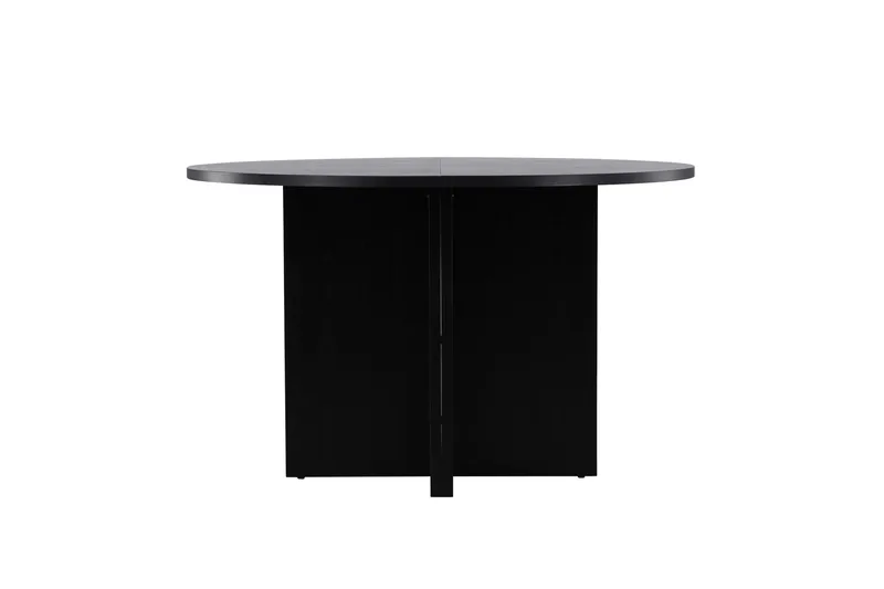 Strada Rektangulärt Matbord 120 cm med Trä- och Valnötsutseende - Svart - Möbler - Bord & matgrupper - Matbord & köksbord