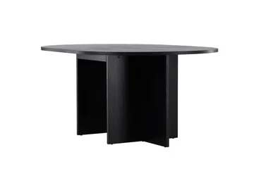 Strada Rektangulärt Matbord 120 cm med Trä- och Valnötsutseende - Svart - Möbler - Bord & matgrupper - Matbord & köksbord