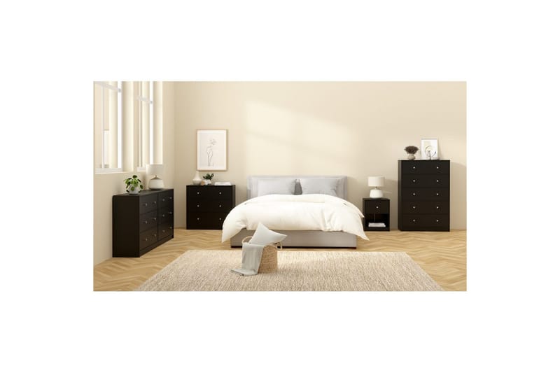 Sundra Sminkbord 143 cm - Svart - Möbler - Bord & matgrupper - Sminkbord & toalettbord