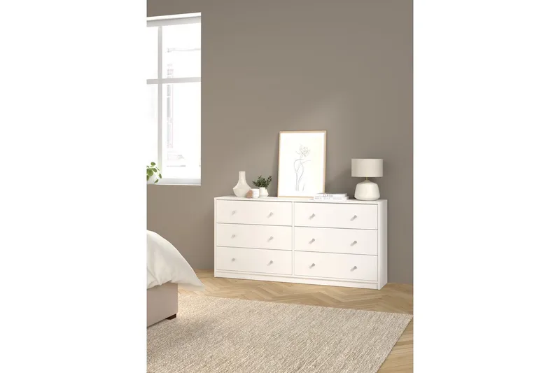 Sundra Sminkbord 143 cm - Vit - Möbler - Bord & matgrupper - Sminkbord & toalettbord