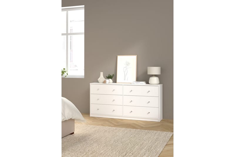 Sundra Sminkbord 143 cm - Vit - Möbler - Bord & matgrupper - Sminkbord & toalettbord