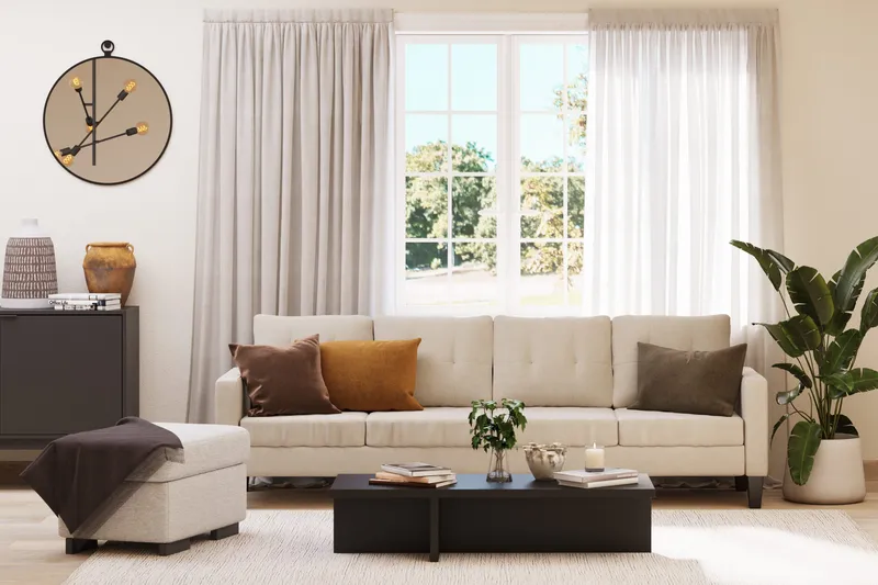 Töreboda Soffbord Rektangulärt 120 cm - Mörkbrun valnötsträ look - Möbler - Bord & matgrupper - Soffbord