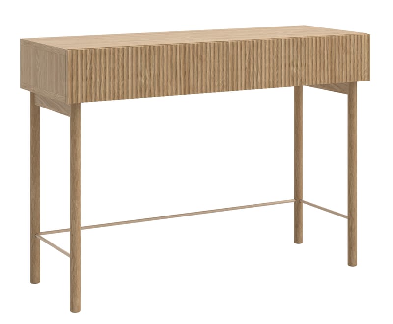 Takayo Sminkbord 110 cm - Ek - Möbler - Bord & matgrupper - Sminkbord & toalettbord