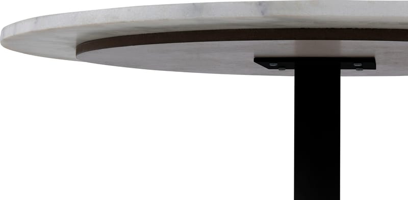 Tarifa matbord Ø110 cm - Vit marmor/svart - Vit marmor/svart - Möbler - Bord & matgrupper - Matbord & köksbord