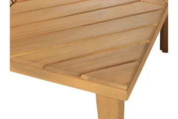 Taviano Soffbord 70x70 cm Kvadratisk - Ljusbrun - Utemöbler - Balkong - Balkongmöbler - Balkongbord