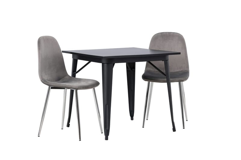 Tempe Matbord 80 cm med 2 Eva Matstol - Möbler - Bord & matgrupper - Matgrupper