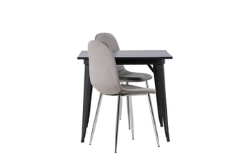 Tempe Matbord 80 cm med 2 Eva Matstol - Möbler - Bord & matgrupper - Matgrupper