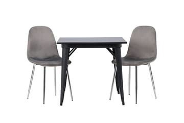 Tempe Matbord 80 cm med 2 Eva Matstol - Möbler - Bord & matgrupper - Matgrupper