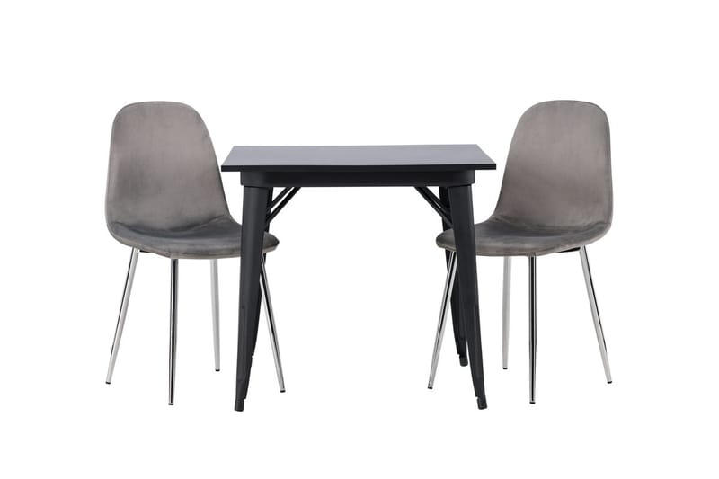 Tempe Matbord 80 cm med 2 Eva Matstol - Möbler - Bord & matgrupper - Matgrupper