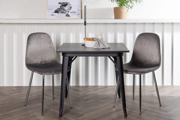 Tempe Matbord 80 cm med 2 Eva Matstol - Möbler - Bord & matgrupper - Matgrupper
