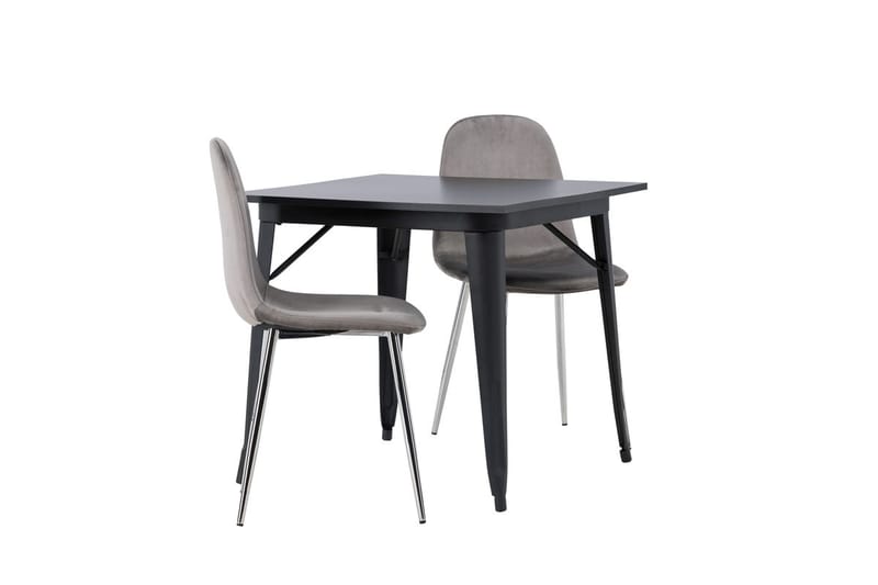 Tempe Matbord 80 cm med 2 Eva Matstol - Möbler - Bord & matgrupper - Matgrupper
