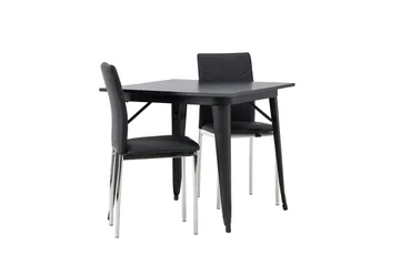Tempe Matbord 80 cm med 2 Lily Matstol - Möbler - Bord & matgrupper - Matgrupper