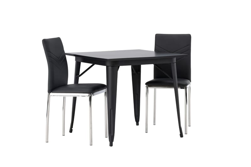 Tempe Matbord 80 cm med 2 Lily Matstol - Möbler - Bord & matgrupper - Matgrupper