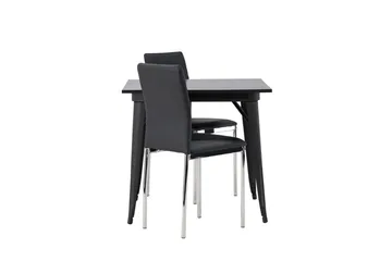 Tempe Matbord 80 cm med 2 Lily Matstol - Möbler - Bord & matgrupper - Matgrupper