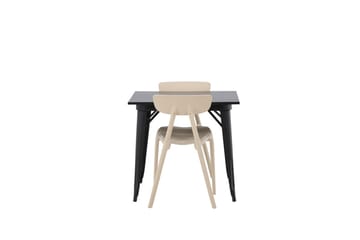 Tempe Matbord 80 cm med 2 Ursholmen Matstol - Möbler - Bord & matgrupper - Matgrupper