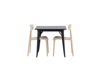 Tempe Matbord 80 cm med 2 Ursholmen Matstol - Möbler - Bord & matgrupper - Matgrupper