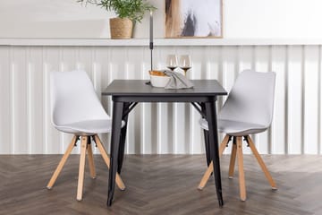Tempe Matbord 80 cm med 2 Zeno Matstol - Möbler - Bord & matgrupper - Matgrupper