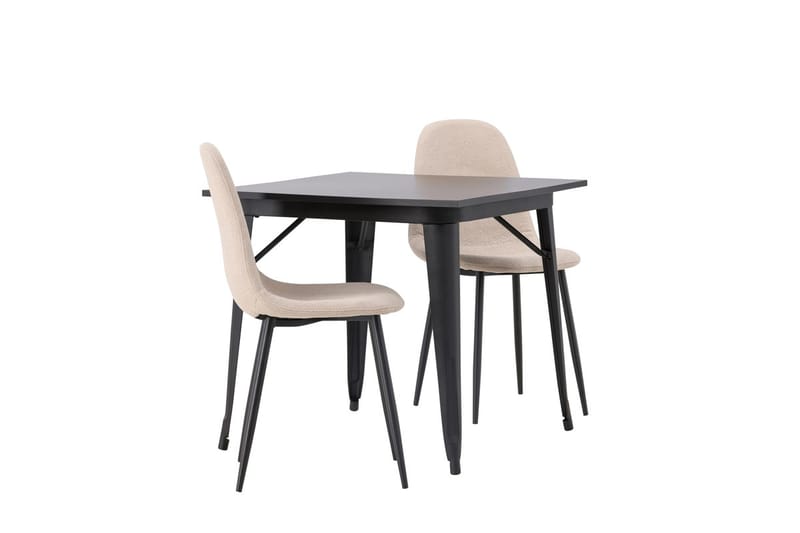 Tempe Matbord 80 cm med 2 Polar Matstol - Möbler - Bord & matgrupper - Matgrupper