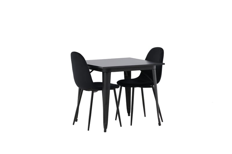 Tempe Matbord 80 cm med 2 Polar Köksstol - Möbler - Bord & matgrupper - Matgrupper