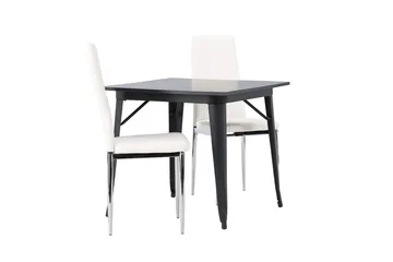 Tempe Matbord 80 cm med 2 Pastill Matstol - Möbler - Bord & matgrupper - Matgrupper