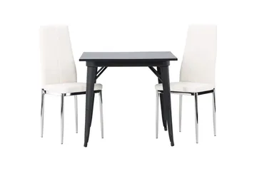 Tempe Matbord 80 cm med 2 Pastill Matstol - Möbler - Bord & matgrupper - Matgrupper
